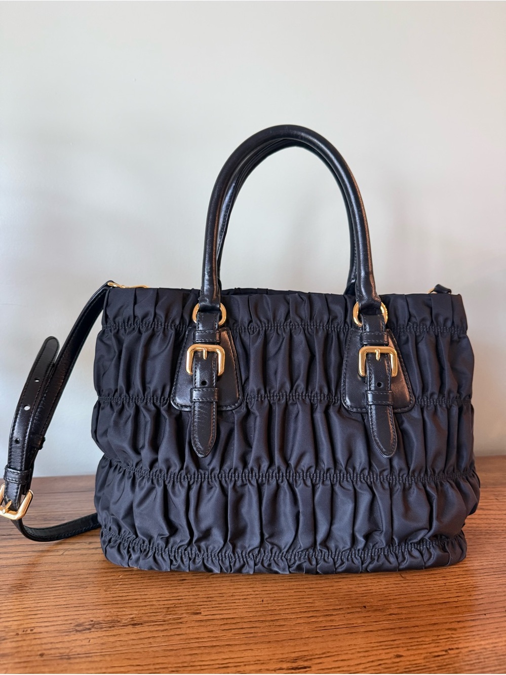 PRADA NYLON SHOULDER/CROSSBODY BAG - Picture 7 of 11